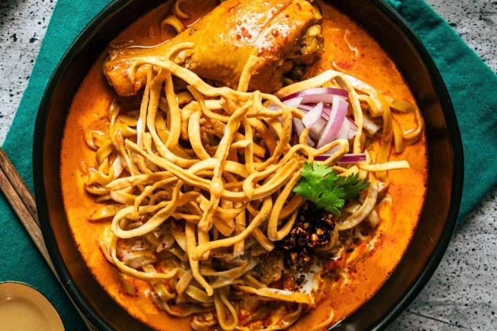 a bowl of food