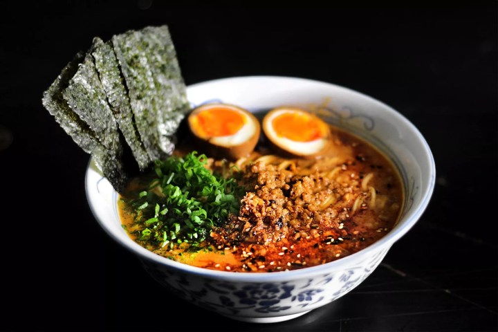 a bowl of food