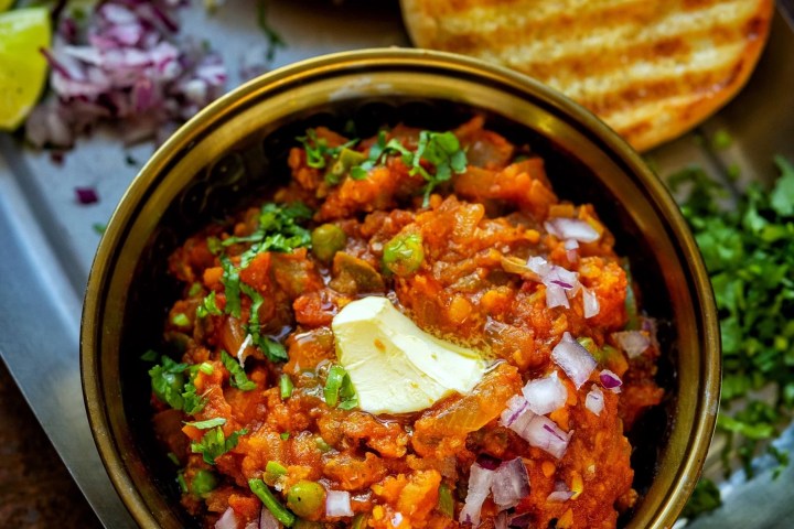 a bowl of food