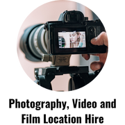a man holding a camera